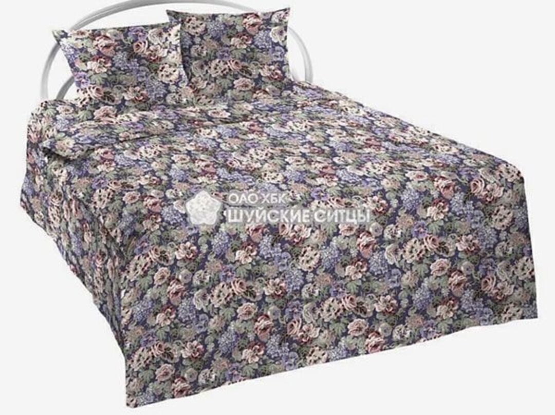 Пододеяльник евро (210*226) бязь Шуя Реноме <93901> (арт.61/121)