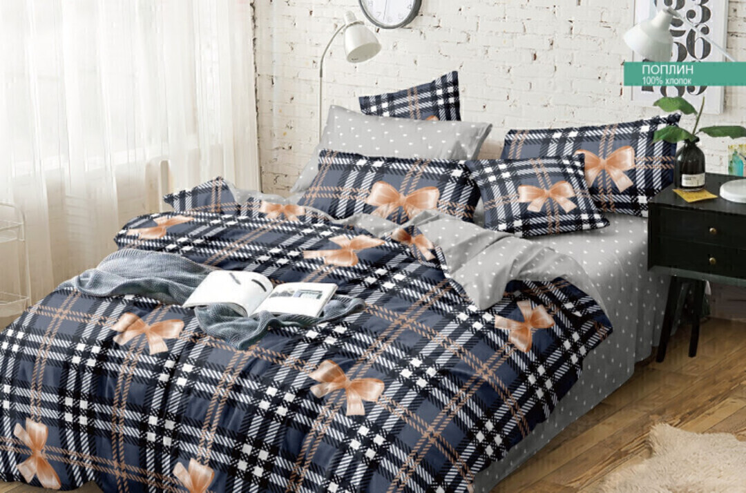 КПБ 1,5сп поплин Зима-лето ХМ <Подарок>