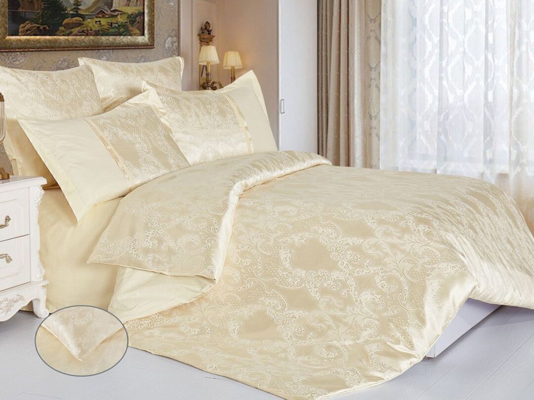 КПБ семейный сатин-жаккард Satin Jacquard SG Клео <SG-107>