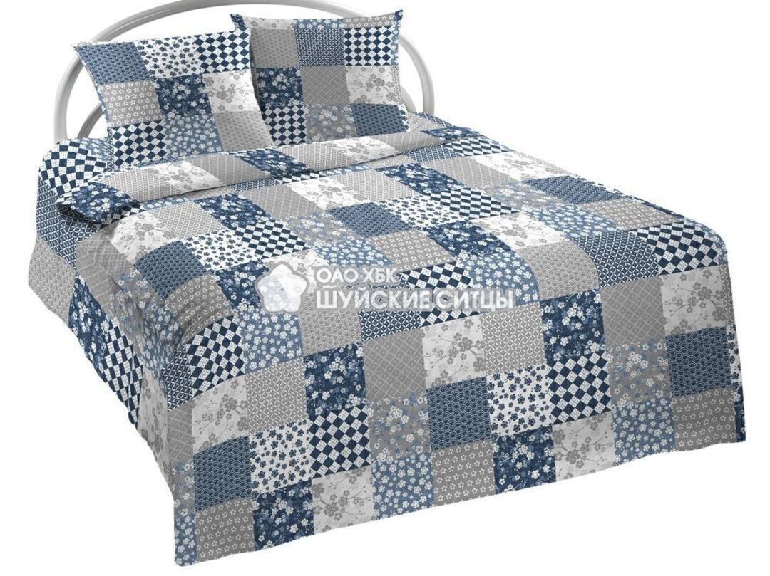 Простыня евро (220*240) бязь Шуя Реноме <98901> (арт.61/120)