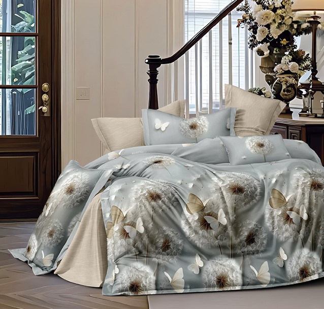 КПБ 2сп поплин Оливковая коллекция Реноме <УУ 8040> (арт.02/224)