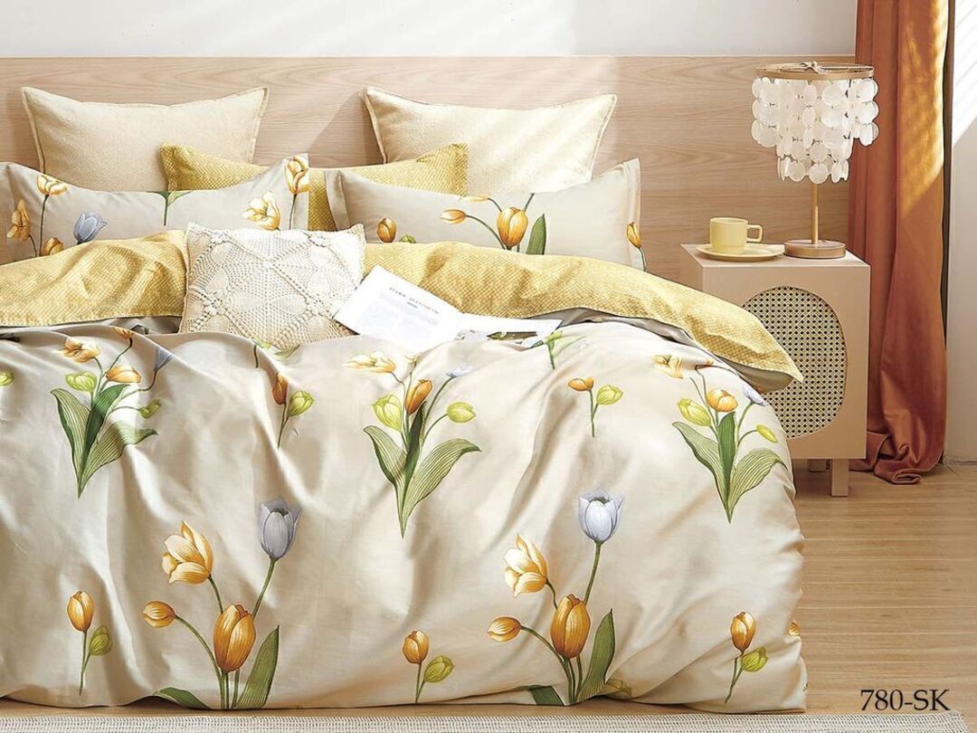 КПБ евро сатин в коробке Satin de Luxe SK Клео <780-SK>