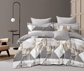 КПБ 2сп сатин с европростыней Люксор <1002 A/B (N)>