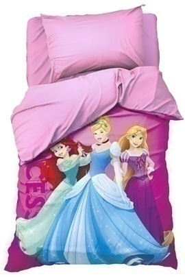 КПБ детский 1,5сп поплин Мульты <4230709  Принцессы >