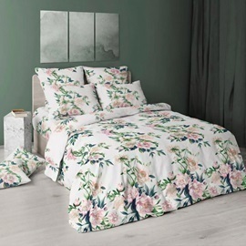 Пододеяльник евро (210*226) бязь Премиум Реноме<7241-2 Шелковая вуаль> (арт.38/008)