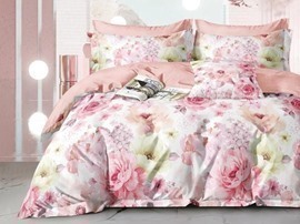 КПБ семейный сатин в коробке Satin de Luxe SK Клео