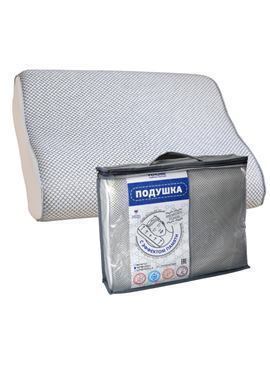 Подушка ортопедическая Memory foam Реноме<14/307,  Эргономика С (сетка), 50*38*12>